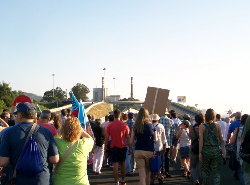 Marcha pola Defensa da Ría 2015.