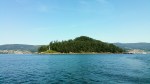 Navegando pola ría de&nbsp;Pontevedra.