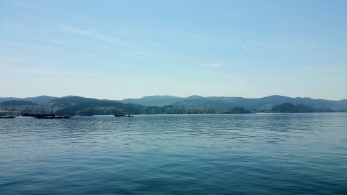 Vista de Marín dende a ría.