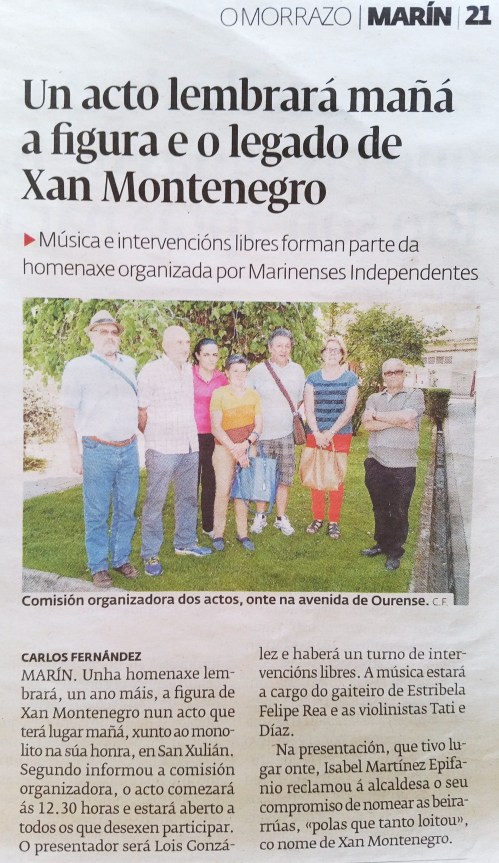 Diario, 19 xuño 2015