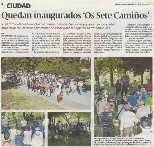 Diario, 8 xuño 2015