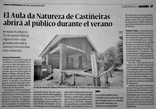 Diario, 22 xullo 2015