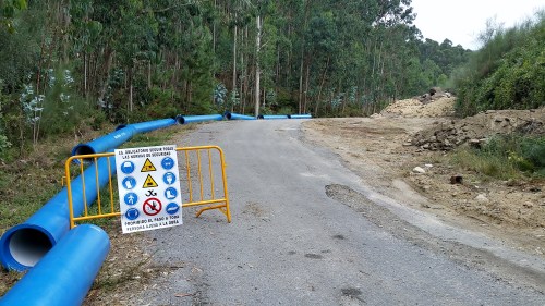 Obras de ACUAES no Monte Pituco.