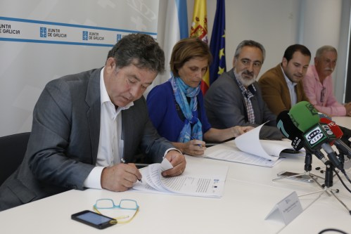 Lores e Nava Castro firman convenio de turismo con mancomunidade Terras de Pontevedra.