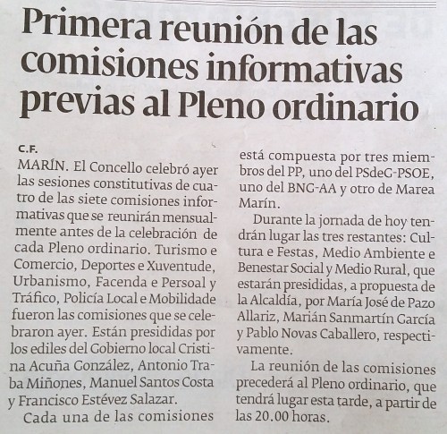Diario, 8 xullo 2015