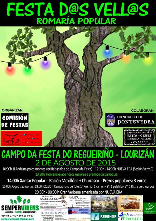 Festa dos vellos en Lourizán