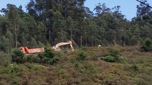 Obras de Acuaes en Pinal de Caeiro.