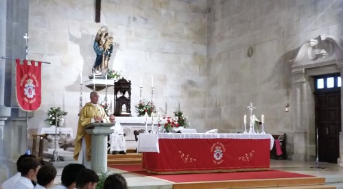 Jorge Gómez Gude, na misa solemne de San Miguel