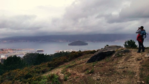 Final da andaina no 'balcón da ría'.