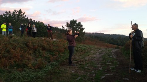 Inmortalizando o solpor.