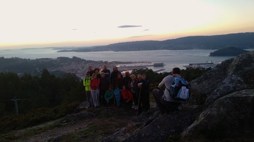 Foto de grupo da ruta con Ronsel e Acemas.