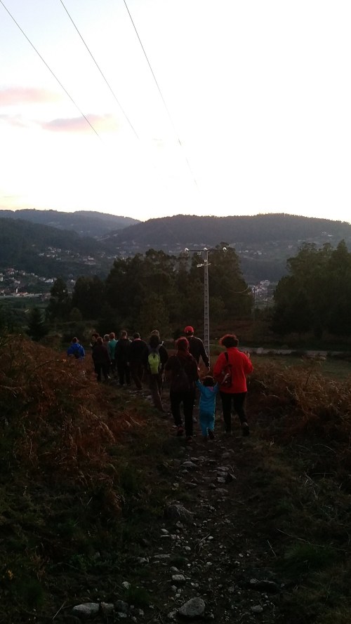 Fin do roteiro por Sete Camiños con Acemas e Ronsel.