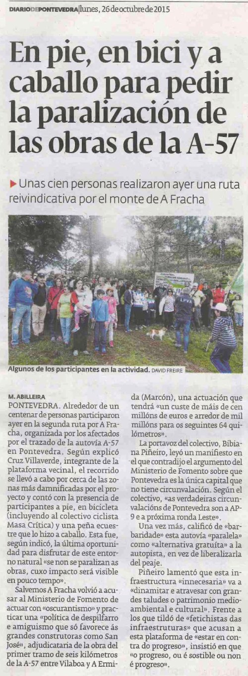 Diario, 26 outubro 2015