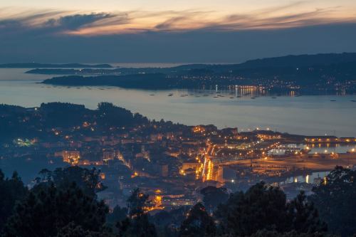 Vista de Marín dende o Monte Pornedo (foto, Antonio Costa).