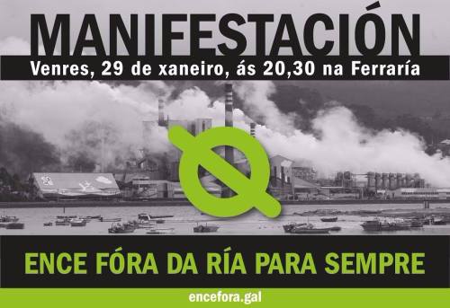 Manifestación pola recuperación da ría