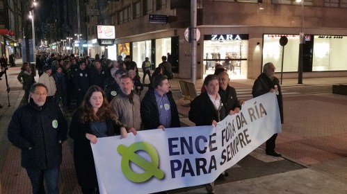 Manifestación Ence Fóra da Ría: 29 xaneiro 2016.