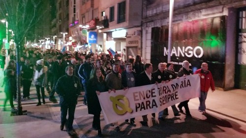 Manifestación Ence Fóra da Ría: 29 xaneiro 2016.