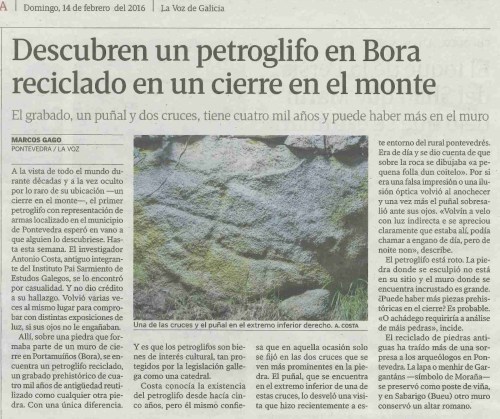 La Voz, 14 febreiro 2016