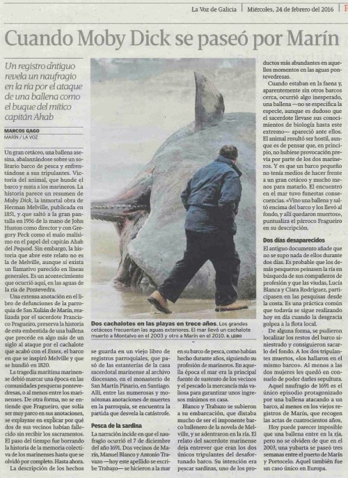 La Voz, 24 febreiro 2016