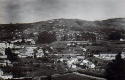 Monte Pornedo: postal de Maki, 1956