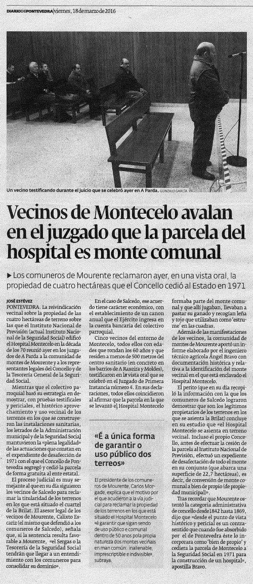 Diario, 18 marzo 2016