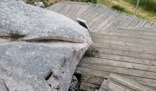 Laxe das Lebres: Área Arqueolóxica da Caeira.