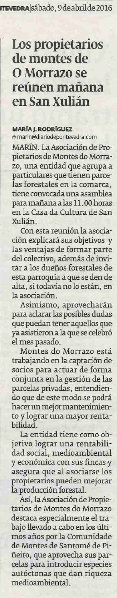Diario, 9 abril 2016