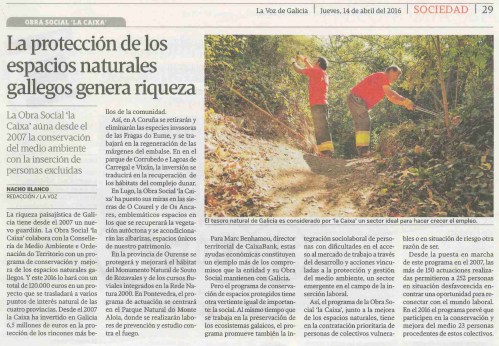 La Voz, 14 abril 2016