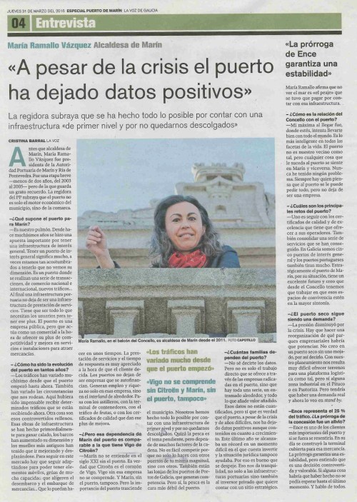 La Voz, 31 marzo 2016