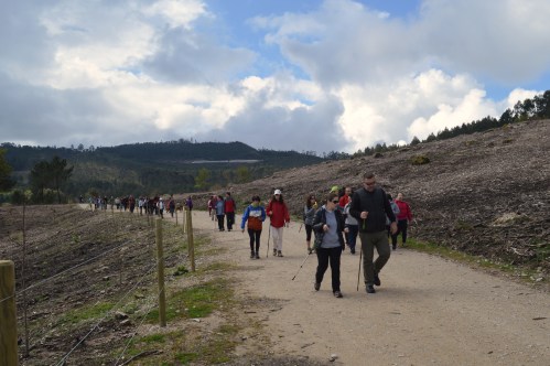 Ruta polo Espazo Natural e Arqueolóxico dos Sete Camiños organizada por Almuinha.