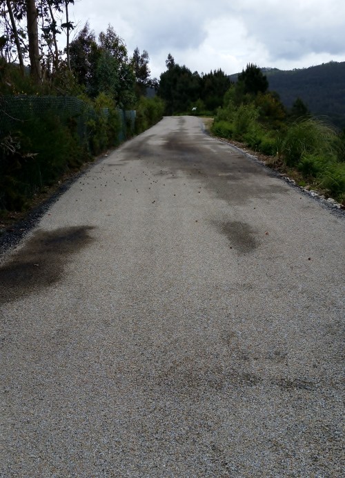 Vial de servizo da Variante no lugar de Caeiro.