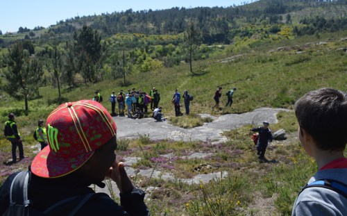 En Chan das Mouras, no monte veciñal de Salcedo.
