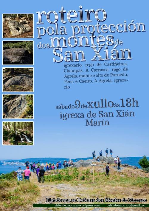 Roteiro pola protección dos montes de San Xián (Plataforma Montes do Morrazo).