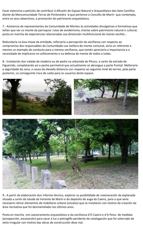 12 PROPOSTAS DE ACTUACIÓNS DE MELLORA NO MONTE PORNEDO