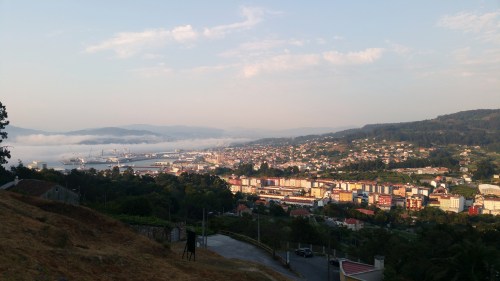 Vista do Monte Pituco dende o castro da Subidá
