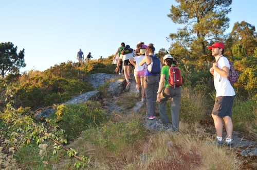 Hacia o alto do Pornedo