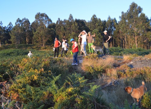 Hacia o alto do Pornedo.