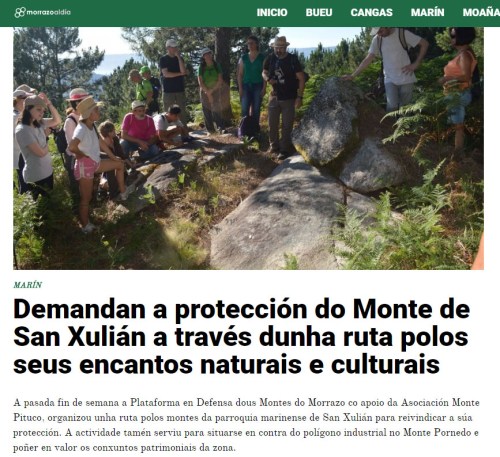 Morrazoaldia, 11 xullo 2016