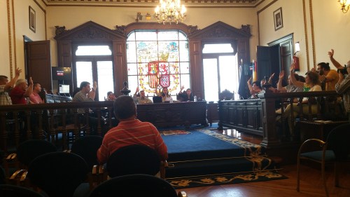 Pleno da Corporación de Marín, agosto 2016