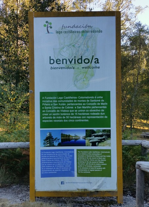 Sinaléctica no Lago de Castiñeiras
