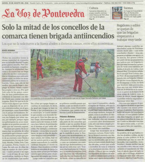 La Voz, 25 agosto 2016