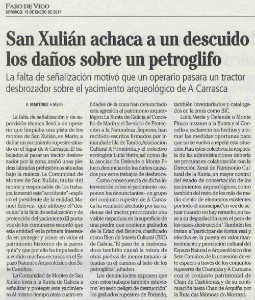 Faro, 15 xaneiro 2017