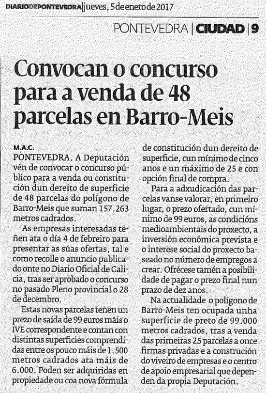 Diario, 5 xaneiro 2017