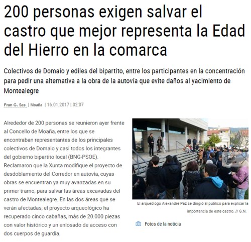 Faro de Vigo, 16 xaneiro 2017