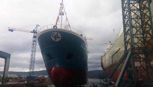 Botadura do CFL Hunter en Nodosa.