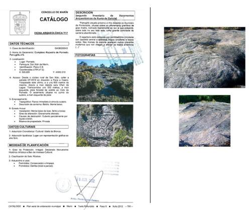 Pifias do catálogo arqueolóxico do PXOM: Pornedo 2.