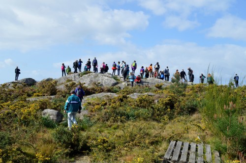 Dende o Monte do Castro, nos montes de Hío.