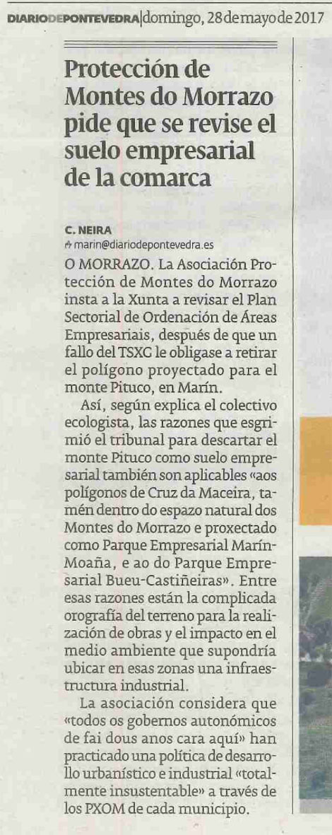 Diario, 28 maio 2017
