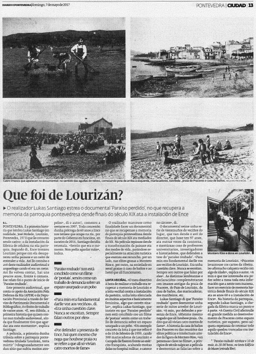 Diario, 7 maio 2017