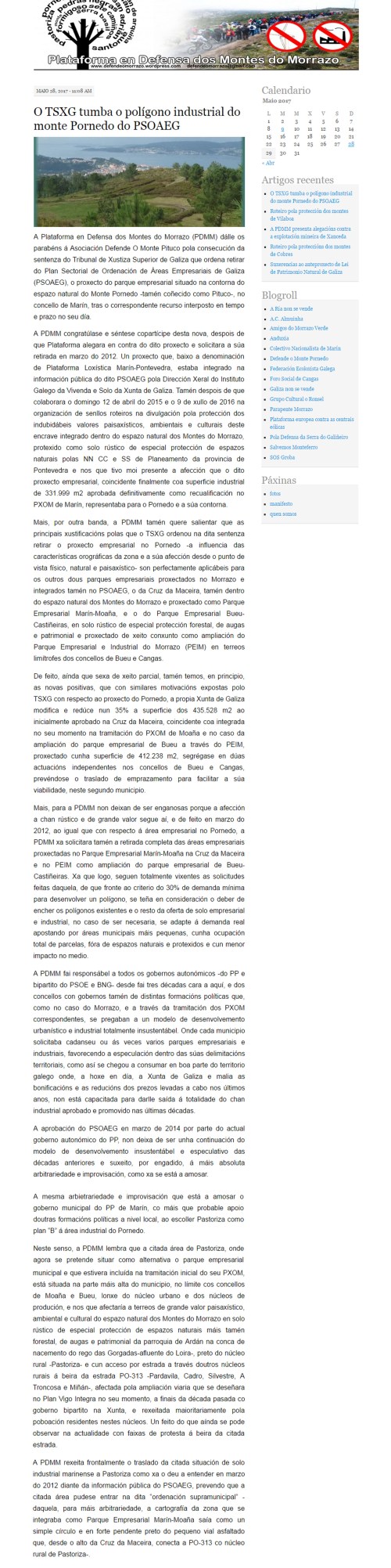 Plataforma Montes do Morrazo